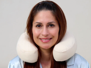 Μαξιλάρι Ταξιδιού Ανατομικό Memory Foam Neck Rest 30x28x6-11cm | 1902-443