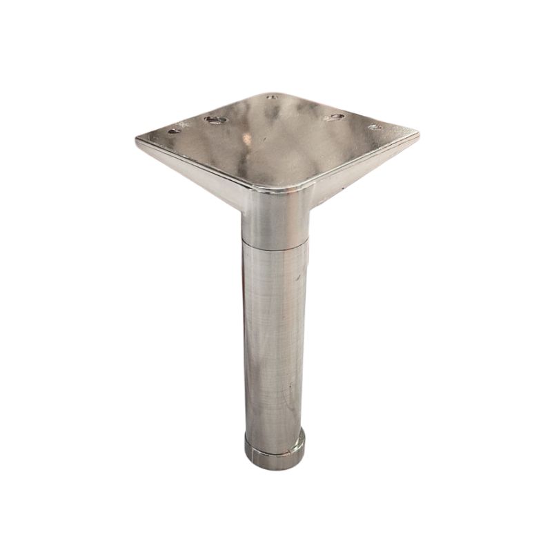 Μεταλλικό Πόδι Γωνιακό Νίκελ Ύψος 13,5cm - CH0608