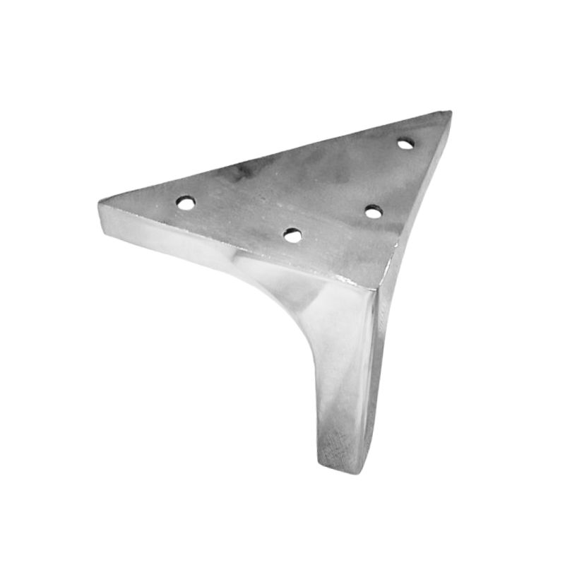 Μεταλλικό Πόδι Γωνιακό Νίκελ Ύψος 12cm - 1661S