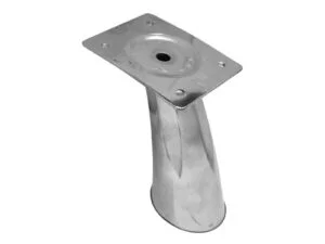 Μεταλλικό Πόδι Λοξό Νίκελ Ύψος 12cm – 2090