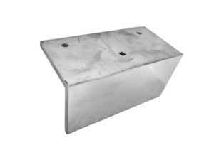 Μεταλλικό Πόδι Γωνιακό Νίκελ Ύψος 10cm – 3159