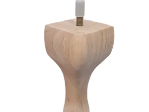 Ξύλινο Πόδι Επίπλου Σε Σχήμα S Ύψος 16cm – 632-160