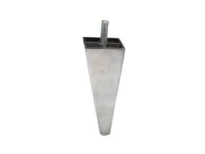 Μεταλλικό Πόδι Λοξό Ύψος 12,5cm – 7053
