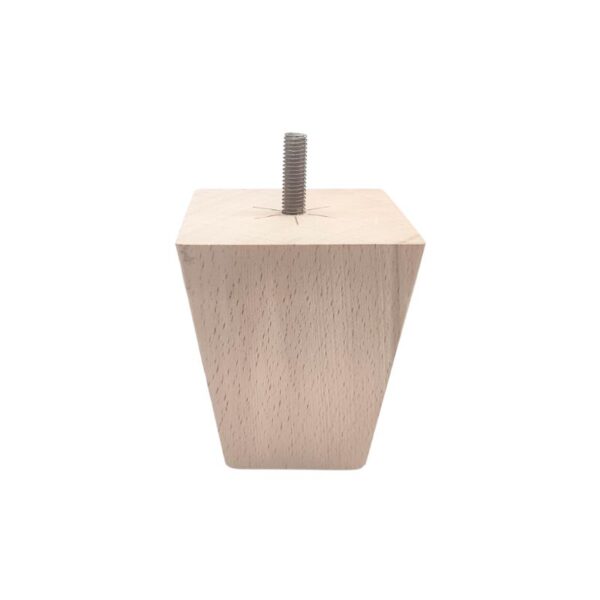 Ξύλινο Πόδι Κωνικό Με Γωνίες Ύψος 10,1cm - 9021