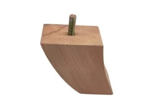 Ξύλινο Πόδι Επίπλου Λοξό Ύψος 10,2cm – 9024