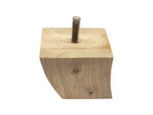 Ξύλινο Πόδι Λοξό Επίπλου Ύψος 9,5cm – 9033