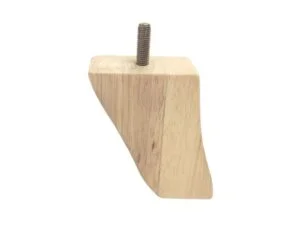 Ξύλινο Πόδι Επίπλου Λοξό Ύψος 10,6cm – A020