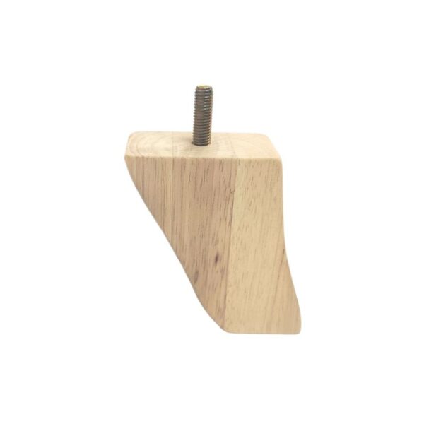 Ξύλινο Πόδι Επίπλου Λοξό Ύψος 10,6cm - A020