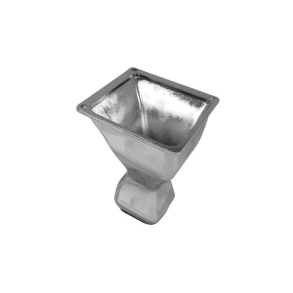 Μεταλλικό Πόδι Επίπλου Νίκελ Καμπυλωτό Ύψος 10cm - CH0315