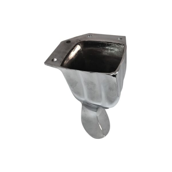 Μεταλλικό Πόδι Επίπλου Νίκελ Σκαλιστό Ύψος 14cm - CH0316