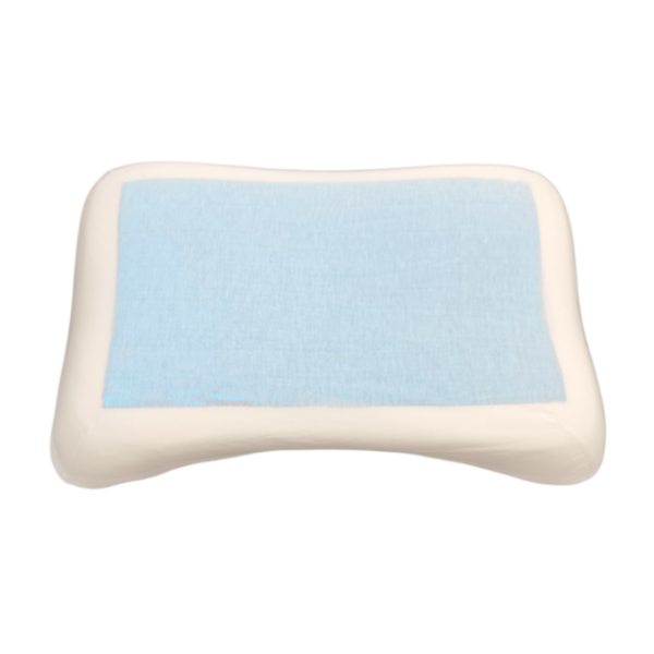 Μαξιλάρι Memory Foam Contoured Curved Cool Gel 60x43x9-12cm | 1902-434
