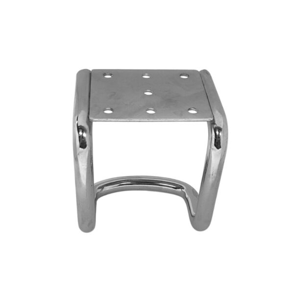 Μεταλλικό Πόδι Σωληνοειδές Νίκελ Μήκος 9cm x Ύψος 10cm - KA0317