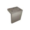 Μεταλλικό Πόδι Επίπλου Γωνιακό Ματ Ύψος 12cm - KA0425-001