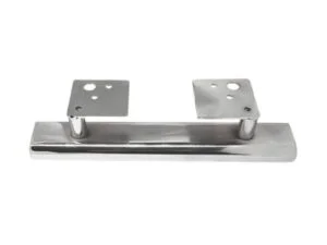 Μεταλλικό Πόδι Με Δύο Βάσεις Νίκελ 22cm x 4cm x 4cm – KA0583