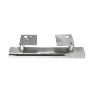 Μεταλλικό Πόδι Με Δύο Βάσεις Νίκελ 22cm x 4cm x 4cm - KA0583