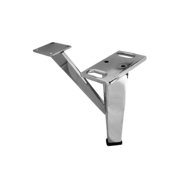 Μεταλλικό Πόδι Επίπλου Νίκελ Ύψος 12,3cm – KM1777