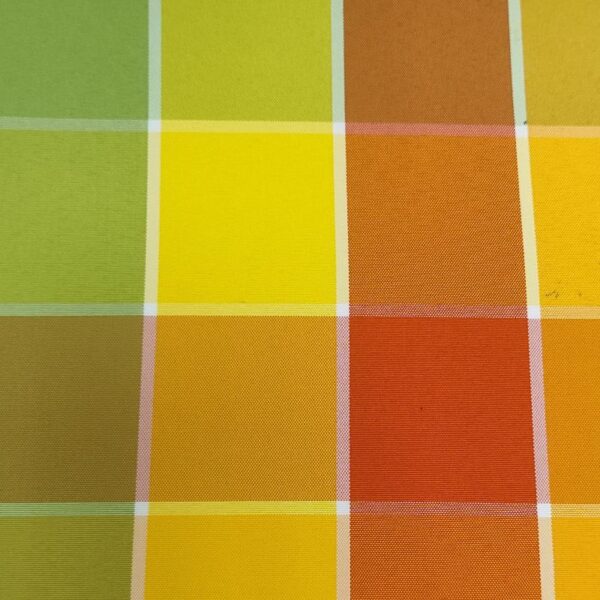 Ύφασμα Εξωτερικού Χώρου, Σε Σχήμα Καρό Πολύχρωμο.
