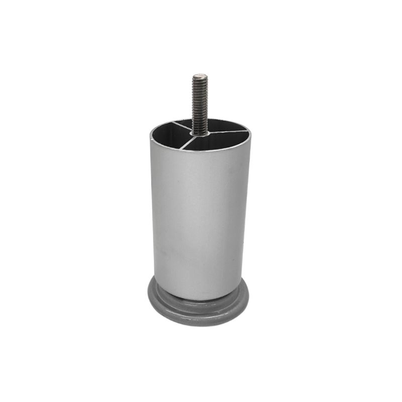 Μεταλλικό Πόδι Κυλινδρικό Ματ Ύψος 10cm - B203