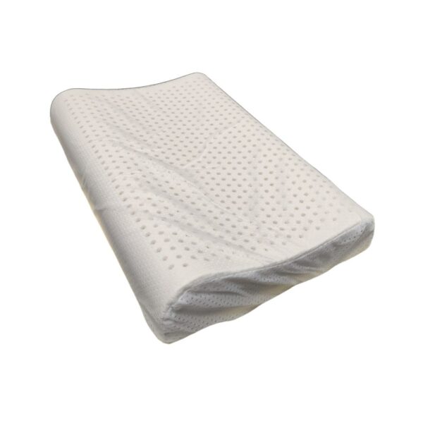 JGS S.A. Μαξιλάρι Ύπνου Latex Αυχενικό Με Κάλυμμα 1902-317 60x40x10-12cm