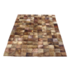 Χαλί Δερμάτινο Multi Tone Brown Reddish