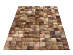 Χαλί Δερμάτινο Multi Tone Brown Reddish
