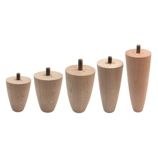 Ξύλινα Πόδια Επίπλου Κωνικά - B101