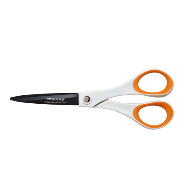 Ψαλίδι Αντικολλητικό Με Λεπίδες Τιτανίου Fiskars Titanium Nonstick Scissor 18cm 1004720