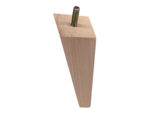 Ξύλινο Πόδι Επίπλου Λοξό Ύψος 15cm – 8943