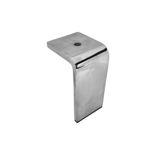 Μεταλλικό Πόδι Επίπλου Νίκελ Ύψος 12cm - KA0295