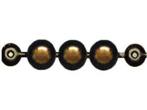 Αλυσίδα 1m  οξιντέ ( μαύρο – χρυσό) Nο 180 1/3 18mm