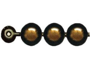 Αλυσίδα 1m  οξιντέ ( μαύρο – χρυσό) Nο 200 1/3 20mm