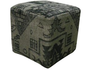 Σκαμπό Taupe Με Μαύρο BE-7 Stool