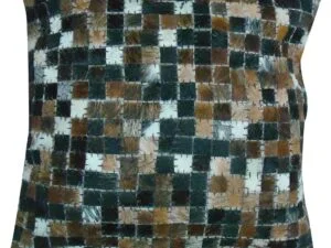 Διακοσμητικό Μαξιλάρι Patchwork Medium Brown KB-162