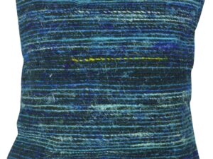 Διακοσμητικό Μαξιλάρι Patchwork Μπλε RS-73