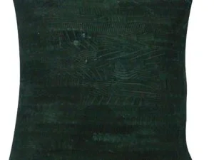 Διακοσμητικό Μαξιλάρι Patchwork Μαύρο Patent Leather