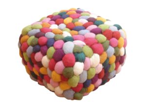 Σκαμπό Πολύχρωμο Felt Pebbles Stool