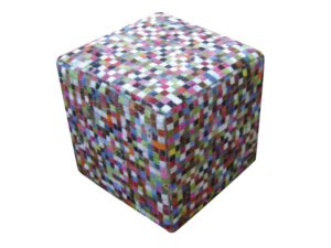 Δερμάτινο Σκαμπό Πολύχρωμο KB-162 Stool