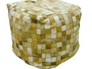 Δερμάτινο Πουφ Μπεζ Mini Matador Bean Bag