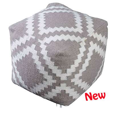 poyf-gunmetal-ivory-regale-pouf