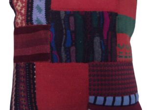 Διακοσμητικό Μαξιλάρι Patchwork Κόκκινο Patchwork-24