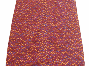 Μάλλινο Χαλί Σκούρο Ροζ Balls Rug