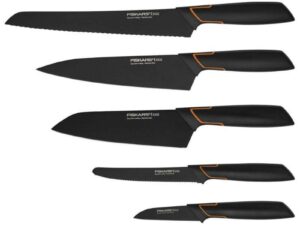 Fiskars Σετ Μαχαίρια 5τμχ Με Βάση Από Ανοξείδωτο Ατσάλι 1003099