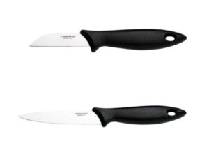 Σετ 2τμχ Μαχαιριών Αποφλοίωσης Fiskars Essential Peeling Knife 7cm & Paring Knife 11cm 1051834