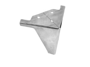 Μεταλλικό Πόδι Γωνιακό Νίκελ Ύψος 10cm KA0419-100