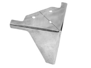 Μεταλλικό Πόδι Γωνιακό Νίκελ Ύψος 12cm KA0419-120