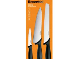 Σετ 3τμχ Μαχαιριών Κουζίνας Fiskars Essential Starter Set 1023784