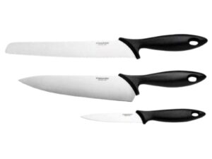 Σετ 3τμχ Μαχαιριών Κουζίνας Fiskars Essential Starter Set 1023784