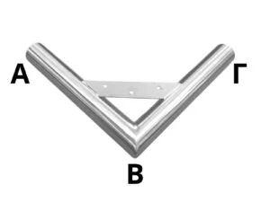 Χαμηλή Γωνία Επίπλου Ματ AB24,5cm x BΓ24,5cm x Ύψος 3,8cm – ΚΑ353Α-2