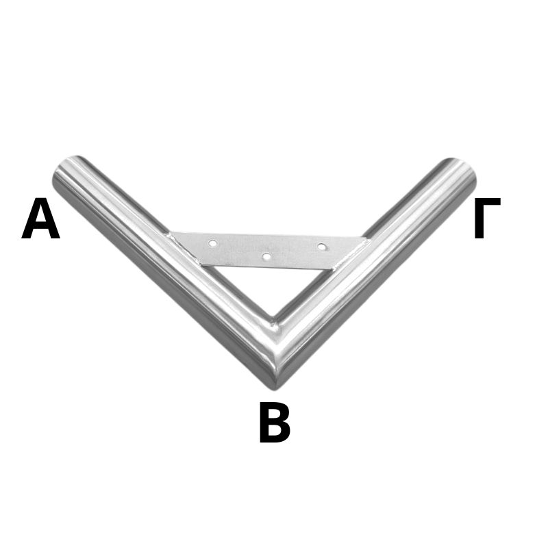 Χαμηλή Γωνία Επίπλου Ματ AB24,5cm x BΓ24,5cm x Ύψος 3,8cm - ΚΑ353Α-2