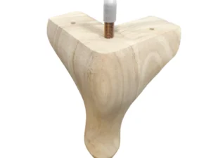 Ξύλινο Πόδι Επίπλου Σε Σχήμα Τ Ύψος 15,2cm – 8907